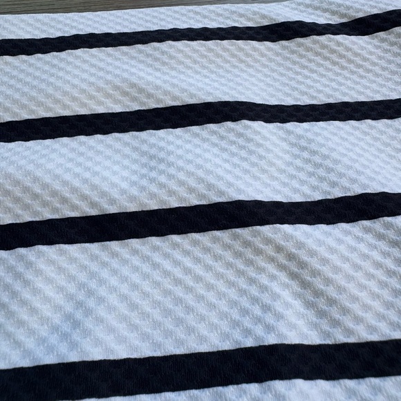 CALIA Women's Mid Rise Swim
Bottoms Ivory Blue stripe Size XL NWT - Picture 7 of 10